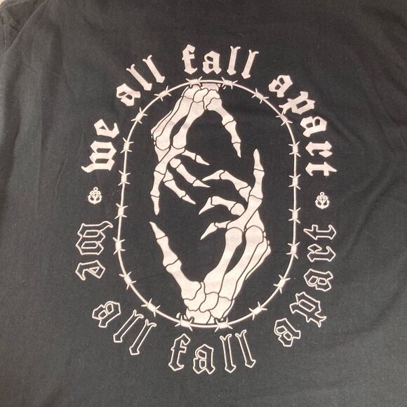 STAY SICK 2XL XXL AttilaT-shirt Metalcore Deathcore Tee Diamond Anchor Bones - Picture 1 of 7